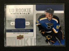 2008-09 Upper Deck UD Rookie Materials Jersey Patrik Berglund #RM-PB